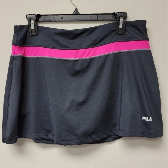 Fila Pants - Fila tennis skirt skort Charcoal Grey XL
